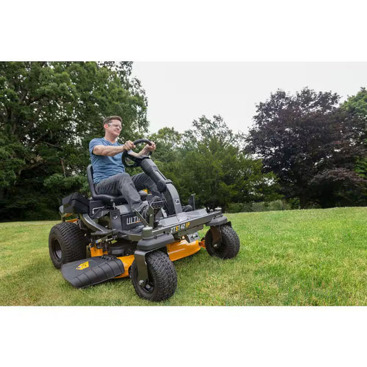 Ultima ZTS1 42 In. 547 Cc Intellipower Engine Dual Hydro Drive Gas Zero Turn Riding Lawn Mower W/Steering Wheel Control