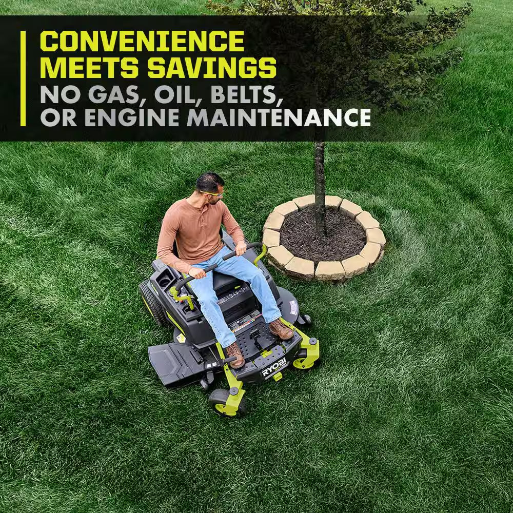 ZR3 80V HP Brushless Battery Cordless Electric 42 In. Zero Turn Riding Lawn Mower with (2) 14.0 Ah Batteries and Charger