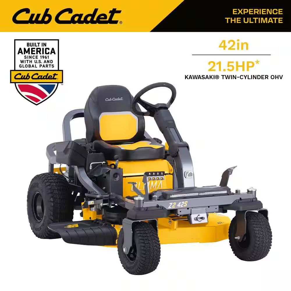 Ultima Z2 46In. Fabricated Deck 21.5HP V-Twin Kawasaki FR Series Engine Dual Hydro Drive Gas Zero Turn Riding Lawn Mower