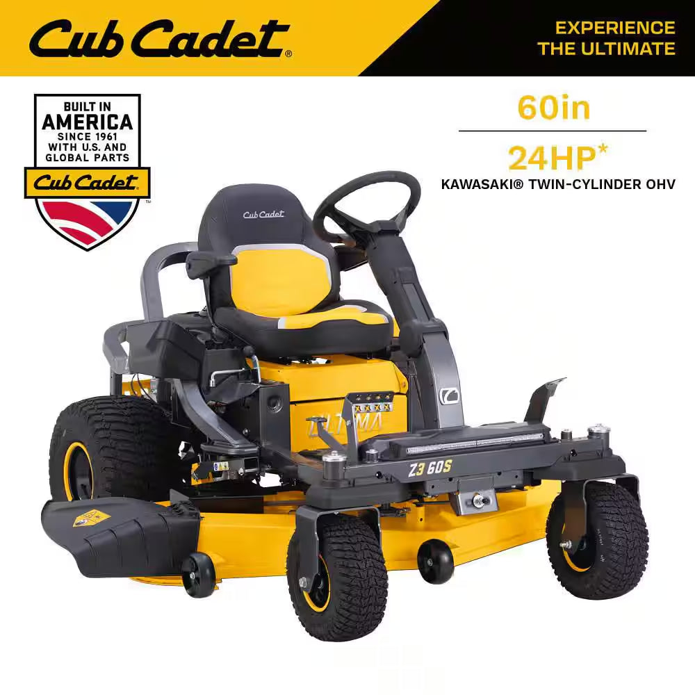 Ultima Z2 42In. Fabricated Deck 21.5HP V-Twin Kawasaki FR Series Engine Dual Hydro Drive Gas Zero Turn Riding Lawn Mower