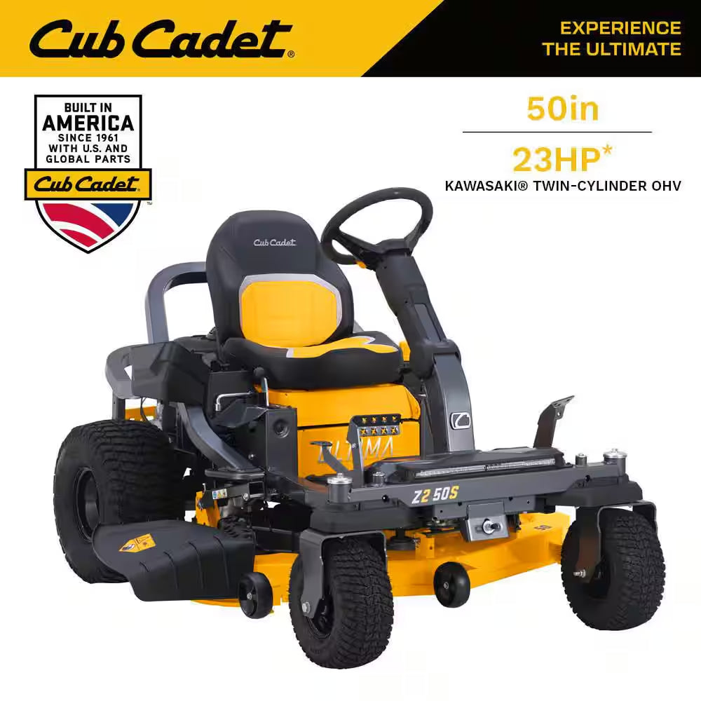 Ultima Z2 46In. Fabricated Deck 21.5HP V-Twin Kawasaki FR Series Engine Dual Hydro Drive Gas Zero Turn Riding Lawn Mower