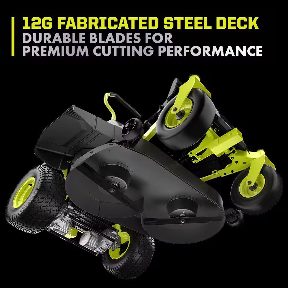 ZR3 80V HP Brushless Battery Cordless Electric 42 In. Zero Turn Riding Lawn Mower with (2) 14.0 Ah Batteries and Charger