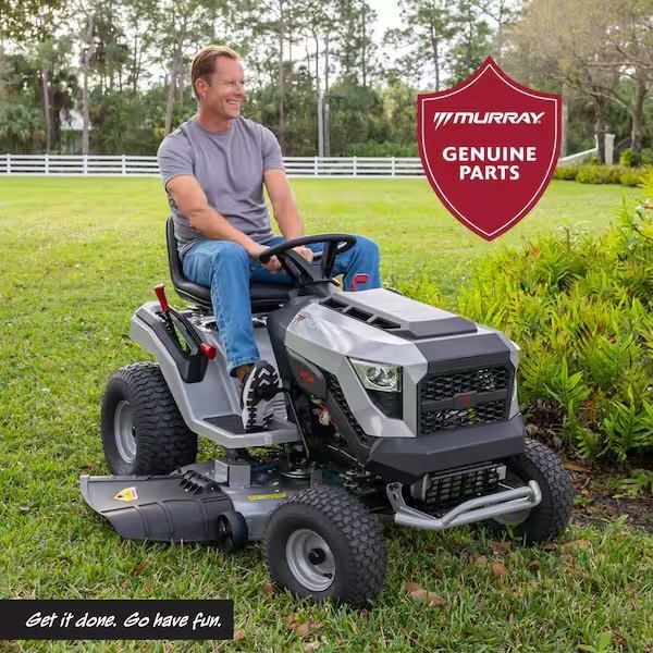 42 In. 19.0 HP Riding Lawn Tractor Mower, Mulching Kit and Double Bagger for 42 In. Deck Combo