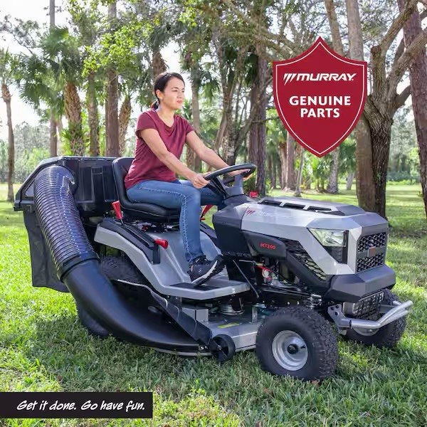 42 In. 19.0 HP Riding Lawn Tractor Mower, Mulching Kit and Double Bagger for 42 In. Deck Combo