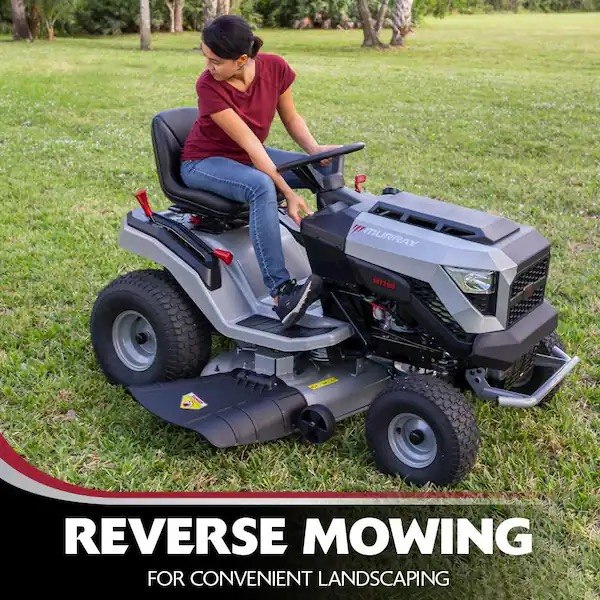 42 In. 19.0 HP Riding Lawn Tractor Mower, Mulching Kit and Double Bagger for 42 In. Deck Combo